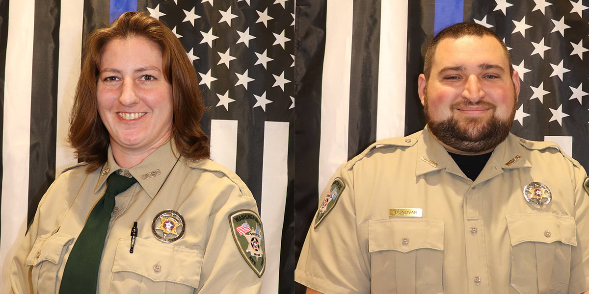 Two Deputies Complete CLEET Basic Peace Officer's Academy